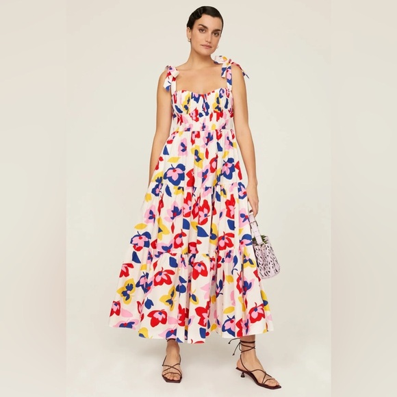 Kate Spade Summer Flowers Tiered Dress - Picture 5 of 12